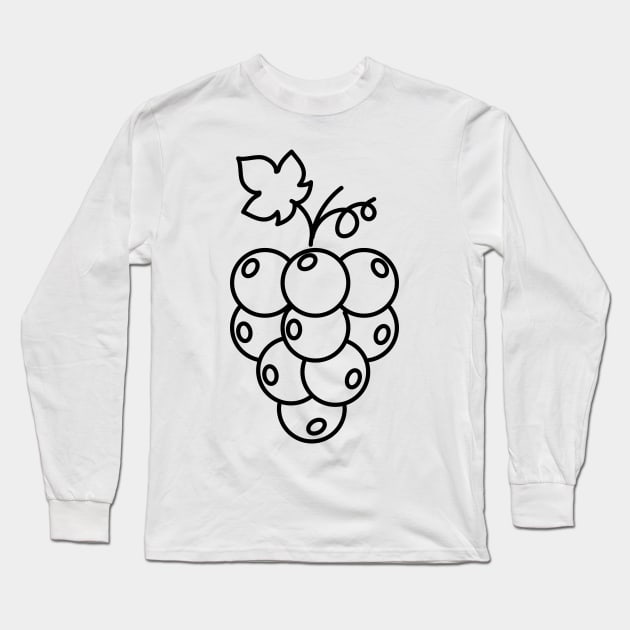 Grapes Long Sleeve T-Shirt by SWON Design